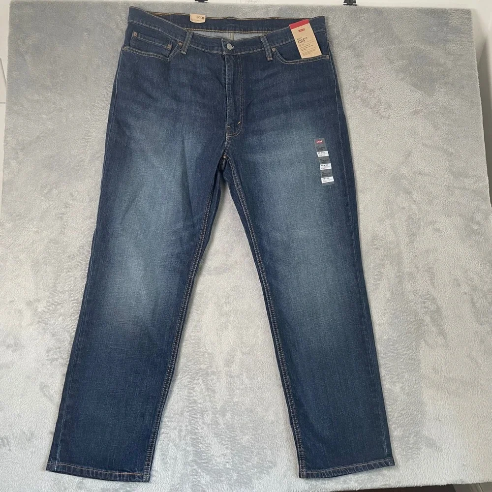 Levis 541 Athletic Taper Jeans Mens 40x32 Blue Stretch Denim Casual